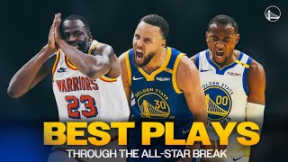 Golden State Warriors Top Plays Through AllStar  202425 Highlights [upl. by Hsenid441]