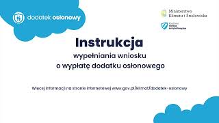 Instruktaż jak wypełnić wniosek o dodatek osłonowy [upl. by Orvah]