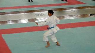 MatsumuraRohai 県高校総体（２回戦）JKF WKF Kata Karate [upl. by Nielson]