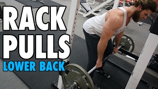 Rack Pulls  Lower Back  HowTo Exercise Tutorial [upl. by Irrahs]