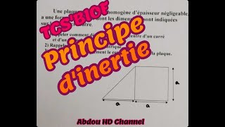 Principe dinertie Tronc commun scientifique exercice n3 [upl. by Cacilia188]