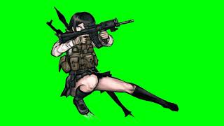 Mukuro Ikusaba Greenscreen [upl. by Selmore67]