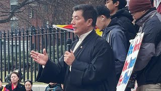 Sisur Dr Lobsang sangay la ‘s speech on 10th march at Massachusetts state House [upl. by Etnasa345]