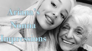 ariana grande’s impressions of her nonna [upl. by Riem]