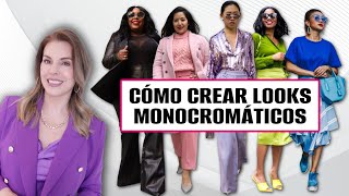 CÓMO CREAR LOOKS MONOCROMÁTICOS [upl. by Aleehs]