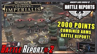 Legions Imperialis Battle Report 2  2000 pnts  Astartes vs Solar Auxilia [upl. by Rossing]