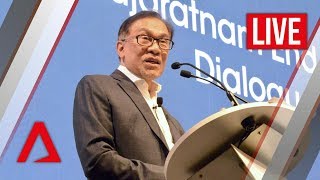 Live HD Anwar Ibrahim speaks at Singapore Summit [upl. by Laohcin]