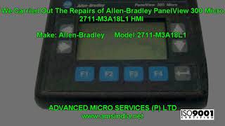 AllenBradley Panel View 300 Micro 2711M3A18L1 HMI Repairsamsindianet [upl. by Donoho]