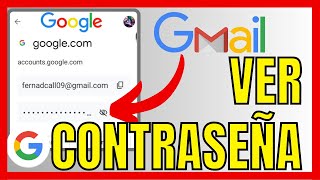 ✅COMO VER MI CONTRASEÑA DE GOOGLE [upl. by Thomasin]