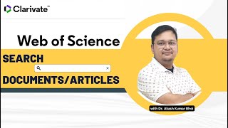 Web of Science ArticlesDocuments Search  Dr Akash Bhoi [upl. by Nnil984]