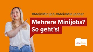 Mehrere Minijobs gleichzeitig So gehts [upl. by Idolla520]