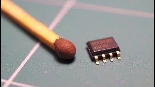 How to use SMD IC parts on a breadboard [upl. by Halona330]