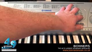 Yamaha PSR275 Keyboard  Tutorial [upl. by Colston866]