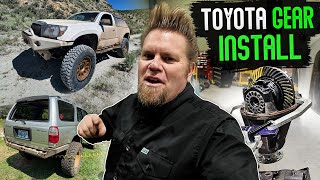 Toyota Gear Install IFS and Rear Drop Out How To [upl. by Nirred80]