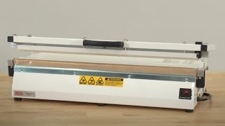 Extra Long Impulse Sealer with Cutter  24quot [upl. by Murton]