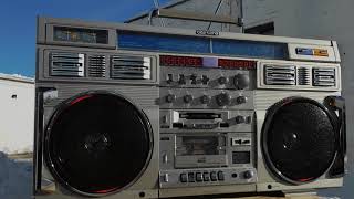 SOLD RARE HUGE VINTAGE CLAIRTONE 7980 CONION C100F BOOMBOX EX WORKING COND 52 [upl. by Sumerlin237]