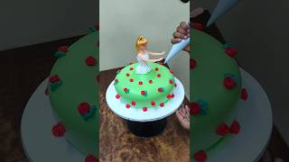 Doll Cake design youtubeshorts shortvideo trending dollcake dollcakedesign [upl. by Nahsez]