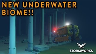 FIRST LOOK  UNDERWATER BIOME MAJOR UPDATE  Stormworks [upl. by Tegdig]