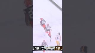 Chubb gets in Browns Lead With 57 Seconds left footballshorts nickchubb [upl. by Gnuj]