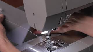 SINGER® HD6600C Series  Selecting a Stitch and Sewing [upl. by Eldoria]