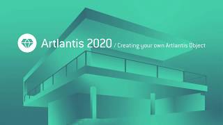 Artlantis 2020  Creating your own object [upl. by Sined340]