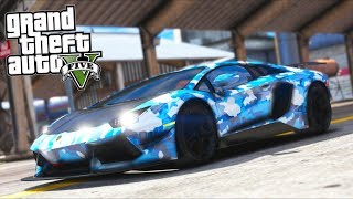 Stealing a TOP SECRET Lambo from Military Base GTA 5 Mods  Evade Gameplay [upl. by Akinwahs]