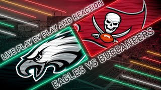 Eagles vs Buccaneers Live Play by Play amp Reaction [upl. by Acinonrev846]