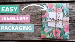 EASY jewellery packaging for ETSYcraft fairs  TUTORIAL [upl. by Thaddaus]