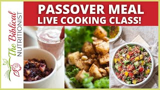 10 EASY Traditional Passover Meal Recipes  Free Cooking Class [upl. by Ykcub]