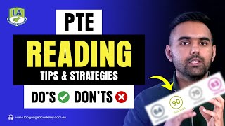 PTE Reading InDepth Tips amp Strategies  Dos and Donts  Time Management  Language Academy [upl. by Lisan377]