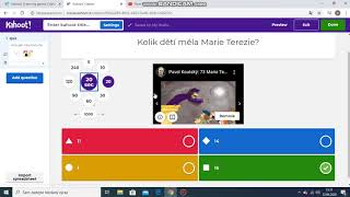 Jak tvořit kvízy v kahootcom [upl. by Cheria808]