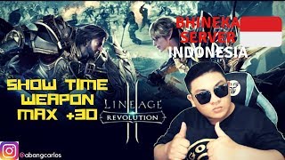 Lineage 2 revolution player 150 WEAPON AND ARMOR MAX enchant  rare item SERVER BHINEKA [upl. by Nivaj]