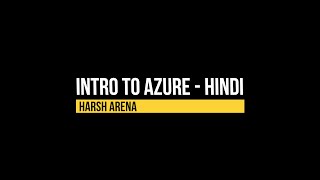 AZ900 Intro to Azure Hindi [upl. by Ecinereb777]