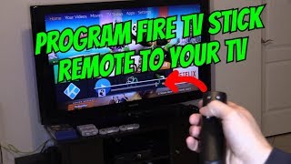 HOW TO PROGRAM FIRE TV STICK UNIVERSAL REMOTE TO CONTROL YOUR TV [upl. by Jules717]