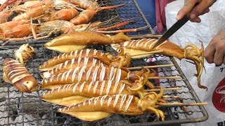 Thai Street Food in Bangkok Thailand The Stalls around Central World and Ploenchit [upl. by Rema45]