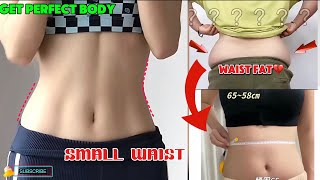 TOP EXERCISES FOR SMALL WAIST IN 10 DAY  GET Slim waist amp PERFECT ABS [upl. by Eeldivad]