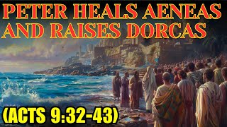 ✅ Peter Heals Aeneas and Raises Dorcas Acts 93243  Bible Stories [upl. by Jameson13]