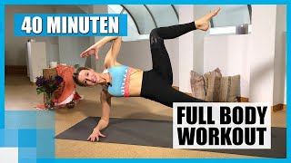 40 MIN Full BodyWorkout ohne Geräte  Intervalltraining mit Coach LeaLight 🔥 [upl. by Matrona]