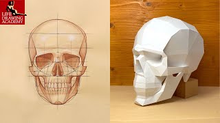 How to Make and Draw a Skull [upl. by Tamer]