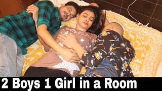 1 Girl 2 Boys in a Room Girl Sharing Home With 2 Boys Romantic 1 Room 2 Boys 1 Girl Romantic girl [upl. by Nimar193]