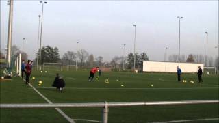 Keeperstraining SK StNiklaas U15 amp U16 19122012 [upl. by Llemar]