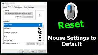 How to Reset Mouse Settings to Default in Windows 10  Reset Mouse Settings to Default in Windows 11 [upl. by Haseena771]