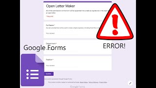 FIX Google Form issue resolved  Uploading problem  Submit error  low on memory [upl. by Gaudette]