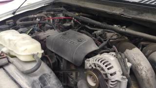 73 Powerstroke Fuel Filter Change [upl. by Gardy54]