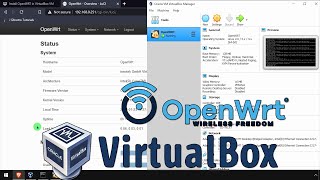 Install OpenWRT in VirtualBox VM [upl. by Gainor]