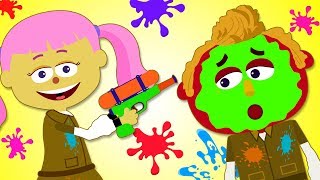 Paintball For Kids Finger Family Nursery Rhymes by Teehee Town [upl. by Uella]