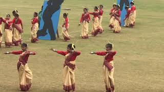 Bihu Dance performed by Presidium School Indirapuram [upl. by Nylhsa]