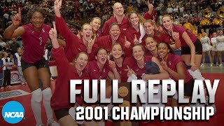 Stanford vs Long Beach State 2001 NCAA volleyball championship  FULL REPLAY [upl. by Assedo157]