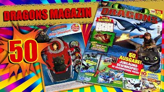 Dragons Magazin JubiläumsAusgabe Nr 50 mit ChipShooter  2020 Kalender  Infos amp Merchandise satt [upl. by Esta605]