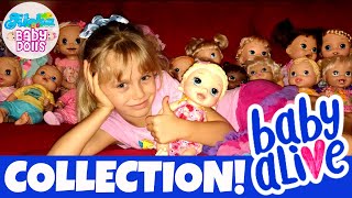 👚👕 Changing 30 Baby Alive Dolls With Skye amp Caden 👦🏼👧🏼 OUR BABY ALIVE DOLL COLLECTION 💖 [upl. by Annasiul]